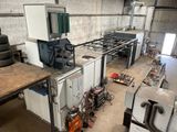 a large room with a lot of machines in it