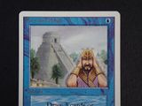 a picture of a card with a picture of a man with a beard