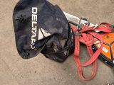 a lot of tools that are laying out on the ground