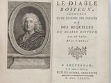 an old book with a picture of a man in a suit