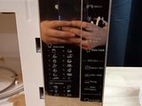 a picture of a microwave that is on a table
