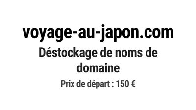 Nom de domaine voyage-au-japon.