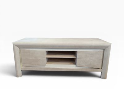 an image of a tv stand with a shelf on it