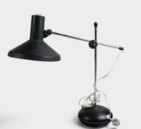 Lampe de bureau articulée à deux rotules en métal et tôle la…