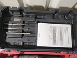 the tools are in the case on the table ready to be used