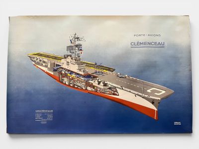 an image of a drawing of a large ship in the water