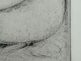 drawing of a black and white picture of a woman ' s face