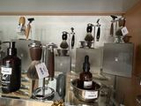 many different types of shavings on display in a store