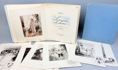 un vieux livre contenant des photos d'une femme et d'enfants
