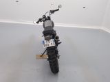 a motorcycle that is parked in a room