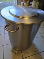 Poubelle inox à pédale BOURGEAT de diamètre 48 cm et H : 60 …
