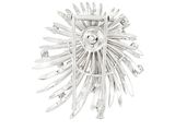 a picture of a brooch made out of glass