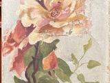a picture of a painting of flowers on the wall