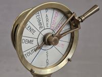 Transmetteur d'ordres "ctélégraphe" de type chadburn en bron… (photo 3)