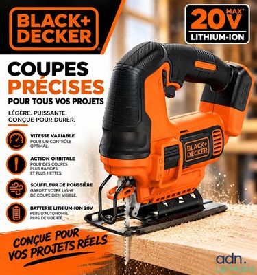 Scie sauteuse filaire Black & Decker 20 V