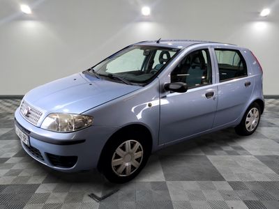 a picture of a blue car parked in a garage