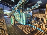 a large machine that is working on the inside of a building