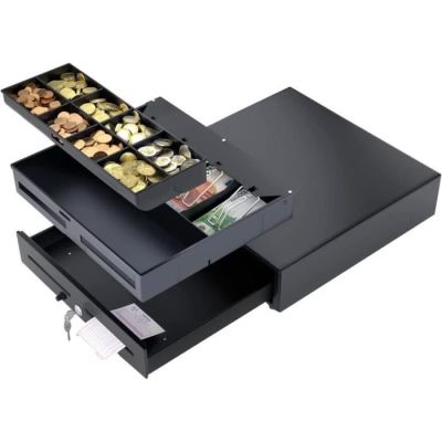 a close up of a drawer with a tray of food inside of it