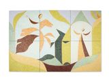 une image d'un tableau sur le mur d'un bâtiment