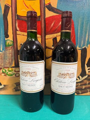 Lot de 12 bouteilles de Château Lieujean 1990, Haut Médoc 
