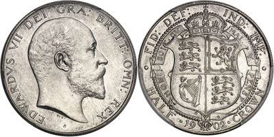 a close up of a coin with a man ' s face on it