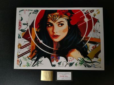 DEATH NYC. Sérigraphie sur papier signée à la main, avec cer…