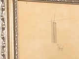 a picture of a drawing on a wall in a room
