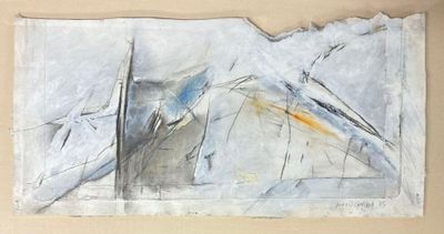 Moris GONTARD (1940). Composition abstraite