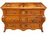 une image représentant une commode en bois ornée d'une étoile sur le dessus