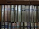a box full of books that are sitting on a table
