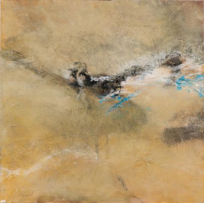 J. MONARD XXème : Abstraction. Technique mixte sur papier ma…