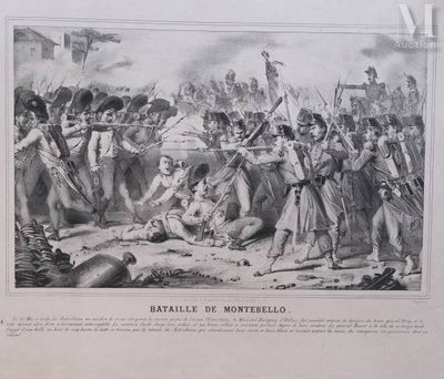 the battle of montebello, from the illustrated book of the life and times of the soldiers of the