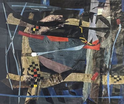 une photo d'une œuvre d'art exposée