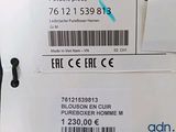 a box with a sticker on it and a barcode on it