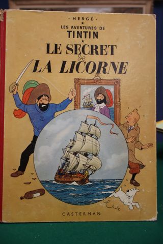HERGE : « TINTIN, LE SECRET DE LA LICORNE » Ed CASTERMANN de 1947...