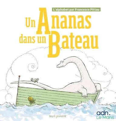 l'image d'une illustration représentant un livre avec un canard dans un bateau
