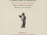 the front cover of a book with a drawing of a man in a robe