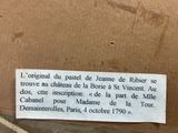 a piece of paper that has been placed on a cardboard box