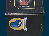 a black box with a picture of a person riding a motorcycle