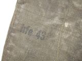 a close up of a piece of cloth with a tag on it