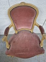 Paire de fauteuils de style Louis XV en bois mouluré sculpté… (photo 3)