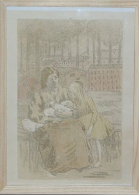 Lithographie d'après Henri LEBASQUE.