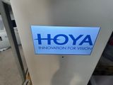 a close up of a sign that says hoya innovation for vision