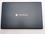 a laptop with a dynabook logo on the screen