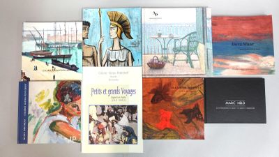 Lot de 8 catalogues d'expositions de la galerie Pentcheff