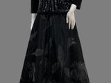 a black and white dress on a mannequin mannequin mannequin mannequin mannequin mannequin mannequin mannequin mann