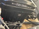 a motorcycle engine that is sitting on a table