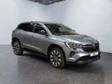 a silver suv parked in a white room with a black floor