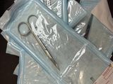 a pile of surgical supplies on a table