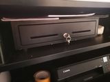 an image of a tv with a remote control and a dvd player